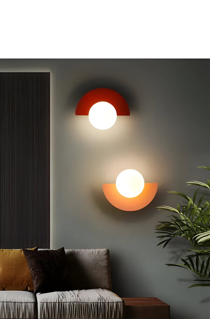Lisslune | LumiSphere Light - Ball Lights - Modern Wall Lights - Plug-in Wall Lights - Wall Light Sconces