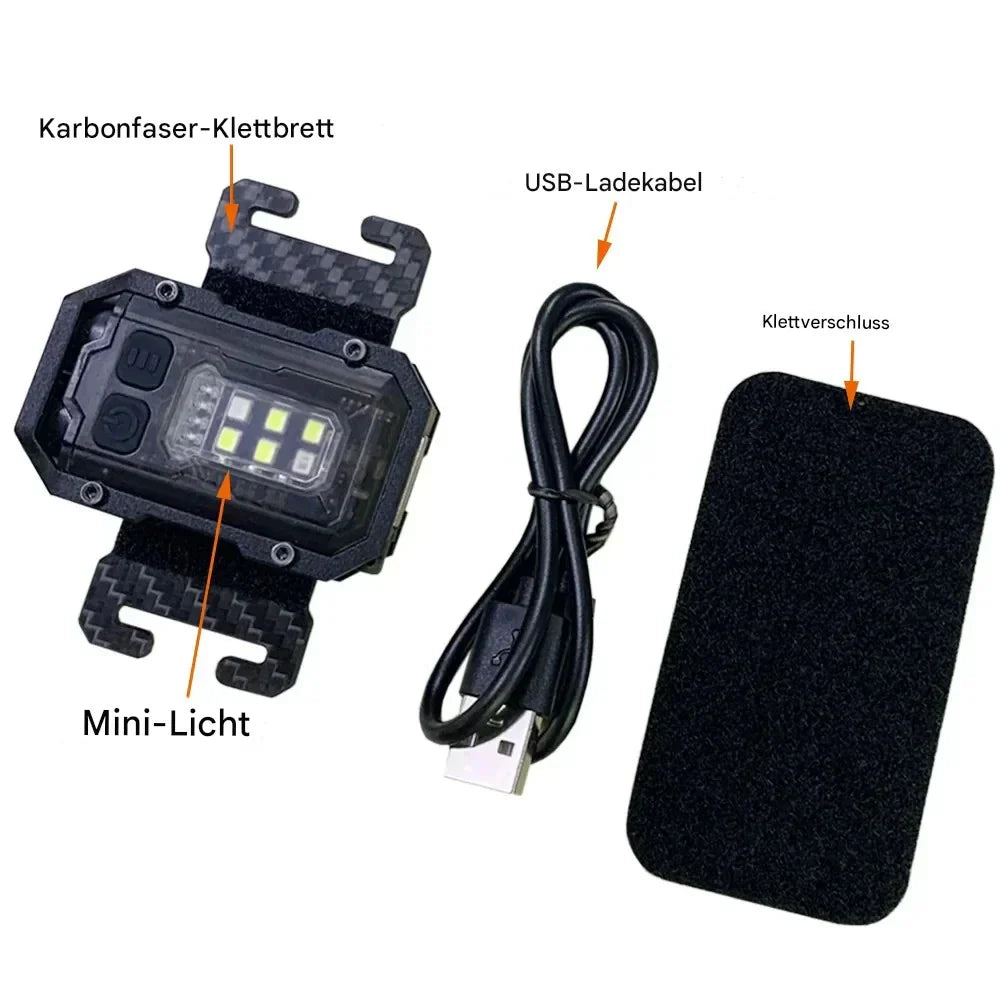 Lisslune | Magnetic LED Flashlight with Carry Holder – Hands-free Work Light for Outdoor and Repairs