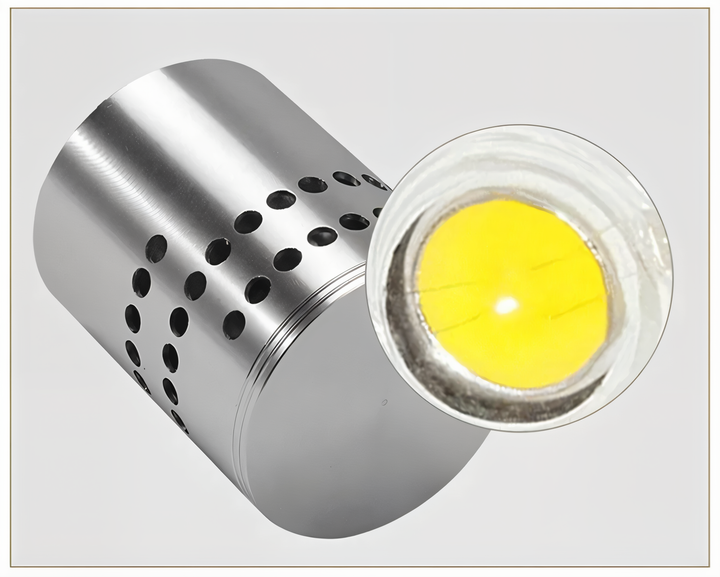 Lisslune | LuminBlast LED Wall Light – Colourful Spiral Cylinder Wall Lamp for Modern Indoor Lighting