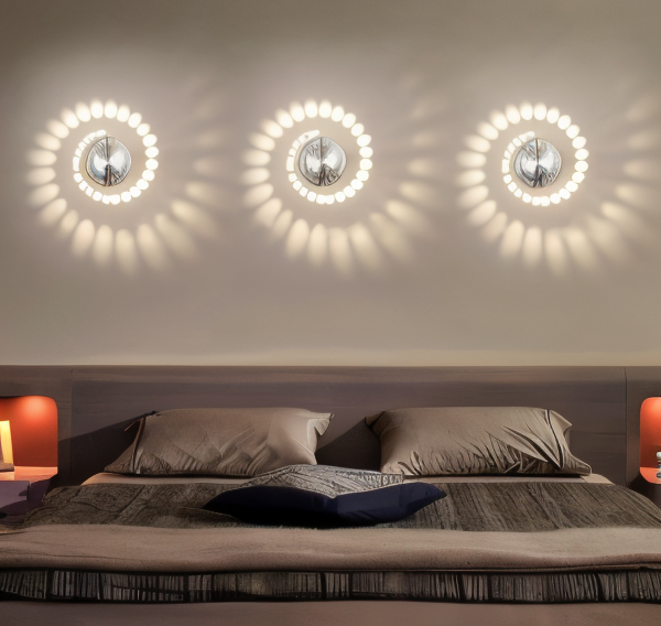 Lisslune | LuminBlast LED Wall Light – Colourful Spiral Cylinder Wall Lamp for Modern Indoor Lighting