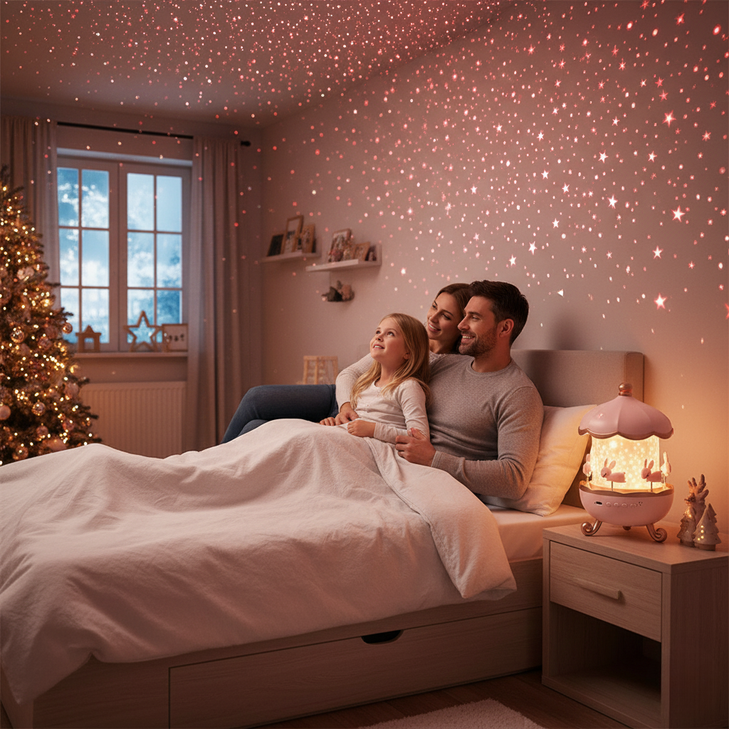 Lisslune | Enchanted Star Projector with Music & 12 Image Templates