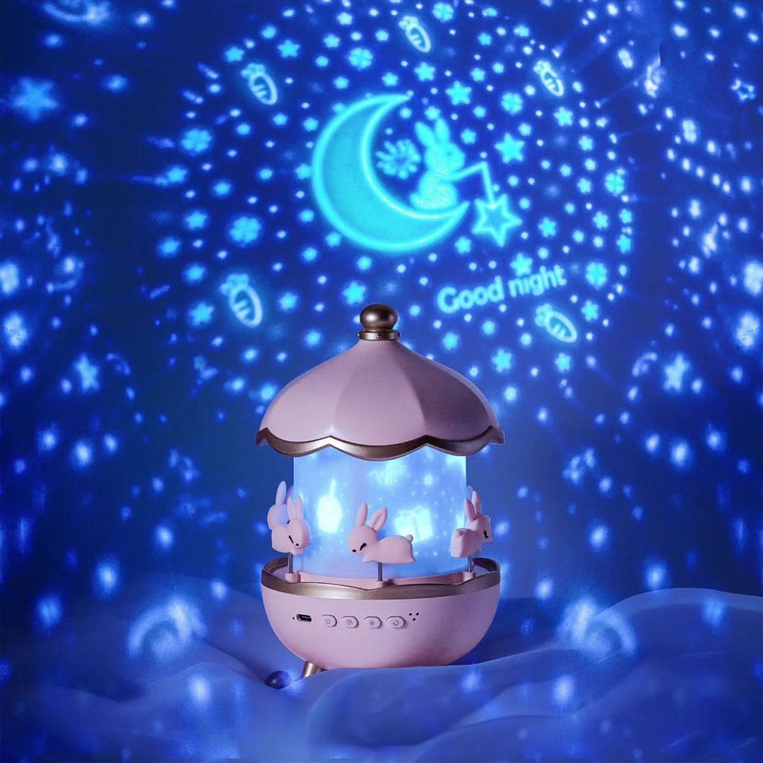 Lisslune | Enchanted Star Projector with Music & 12 Image Templates