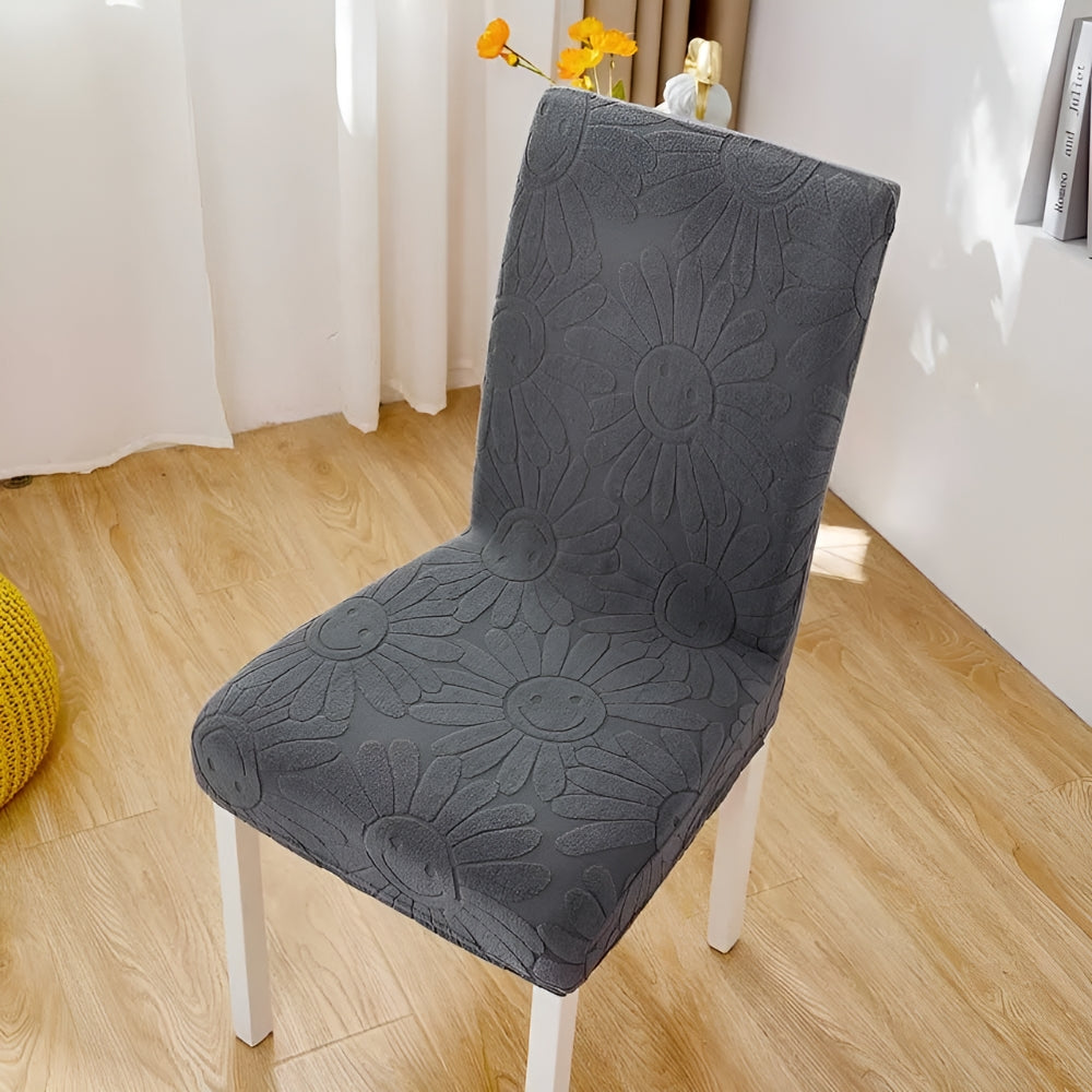 Lisslune | Fleur Smiley Flower Stretch Chair Cover