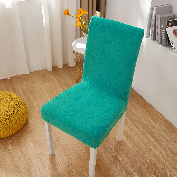 Lisslune | Fleur Smiley Flower Stretch Chair Cover