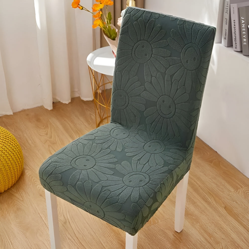 Lisslune | Fleur Smiley Flower Stretch Chair Cover