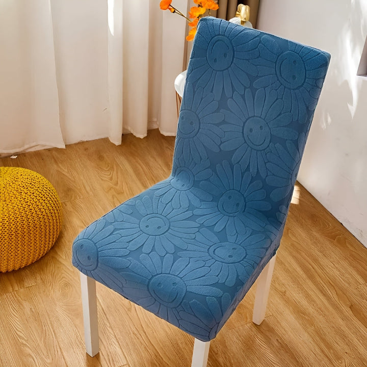 Lisslune | Fleur Smiley Flower Stretch Chair Cover