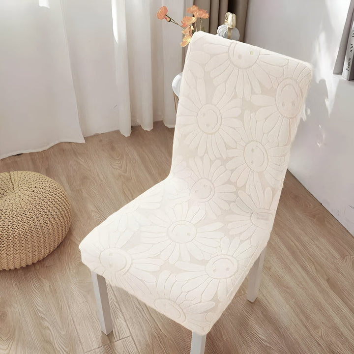 Lisslune | Fleur Smiley Flower Stretch Chair Cover