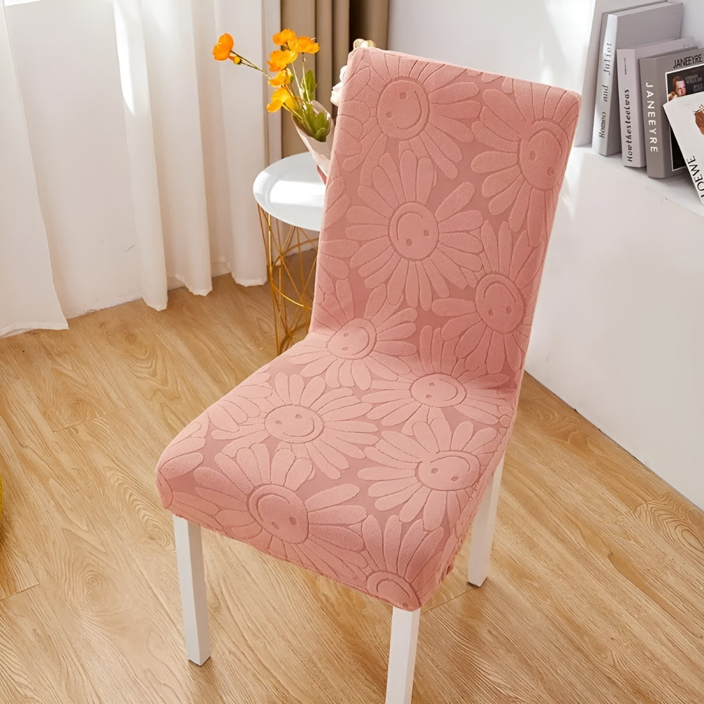 Lisslune | Fleur Smiley Flower Stretch Chair Cover