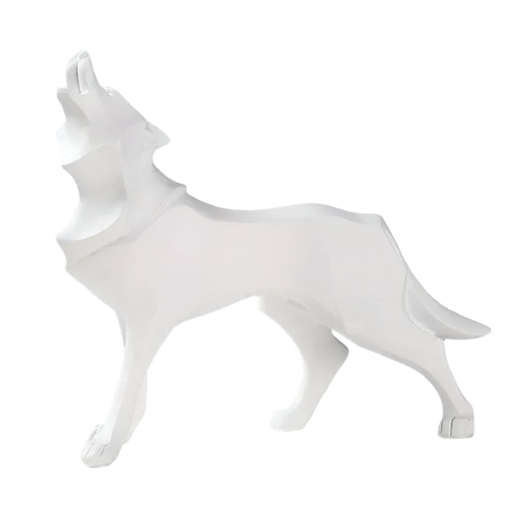 Lisslune | LupoForm – Geometric Wolf Statue with Sharp-edged Design for Modern Spaces
