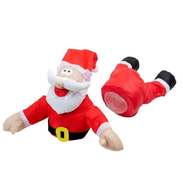 Lisslune | Cheerful Christmas Window Figure ClausKlap – Moving Sound-Activated Decoration