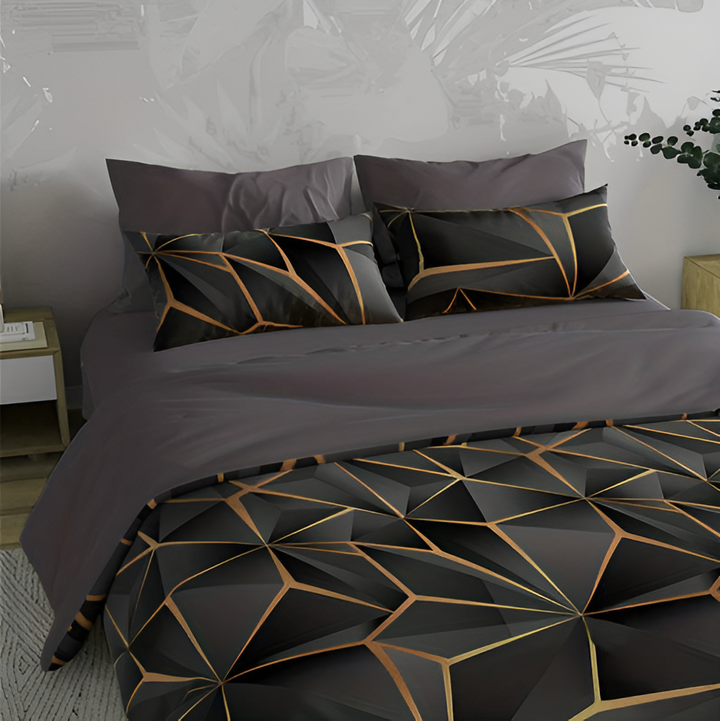 Lisslune | CLOUDLUX - Fluffy 3D-printed check bedding set