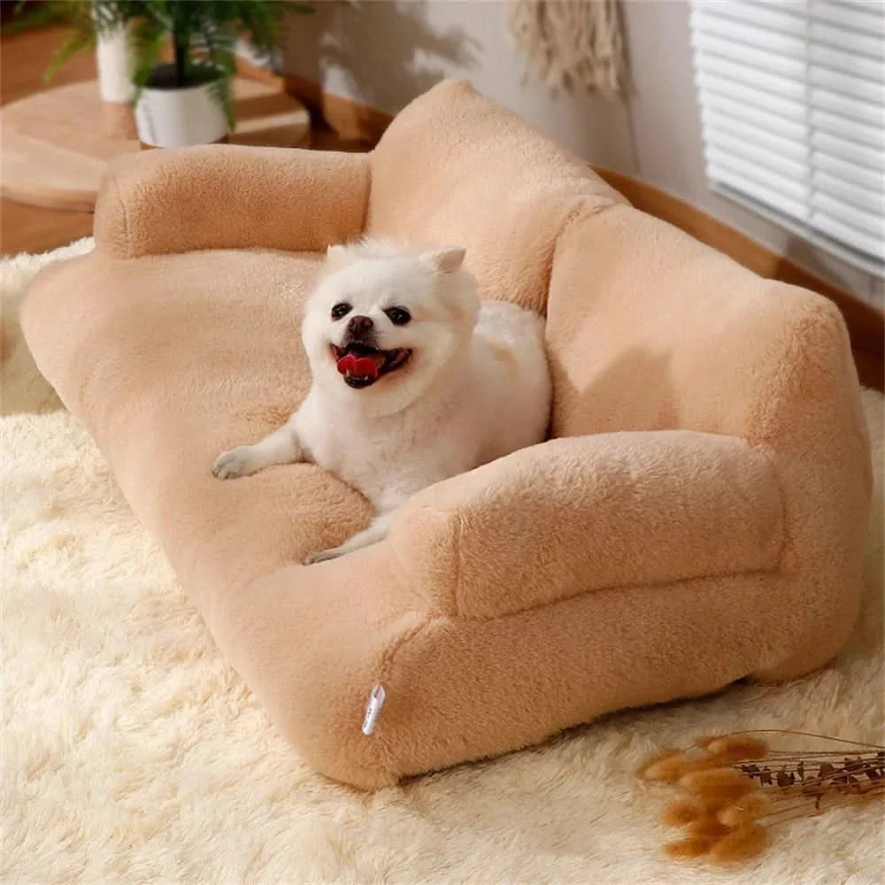 Lisslune | FLUFFYCOMFORT – Luxurious pet sofa made of plush for maximum relaxation comfort