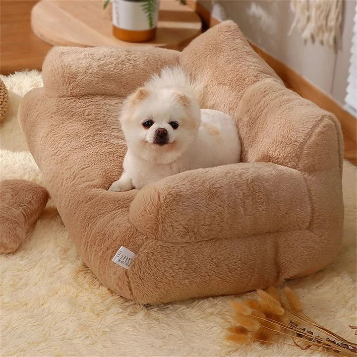 Lisslune | FLUFFYCOMFORT – Luxurious pet sofa made of plush for maximum relaxation comfort