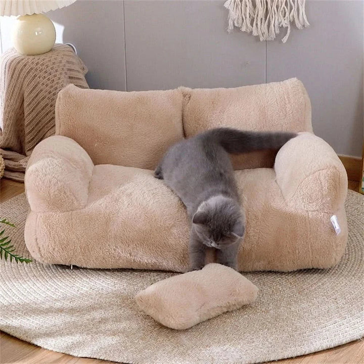 Lisslune | FLUFFYCOMFORT – Luxurious pet sofa made of plush for maximum relaxation comfort