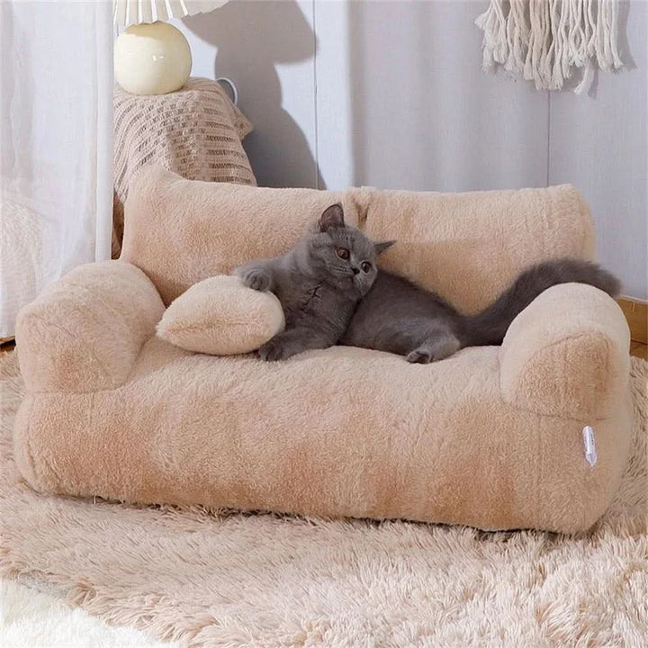 Lisslune | FLUFFYCOMFORT – Luxurious pet sofa made of plush for maximum relaxation comfort