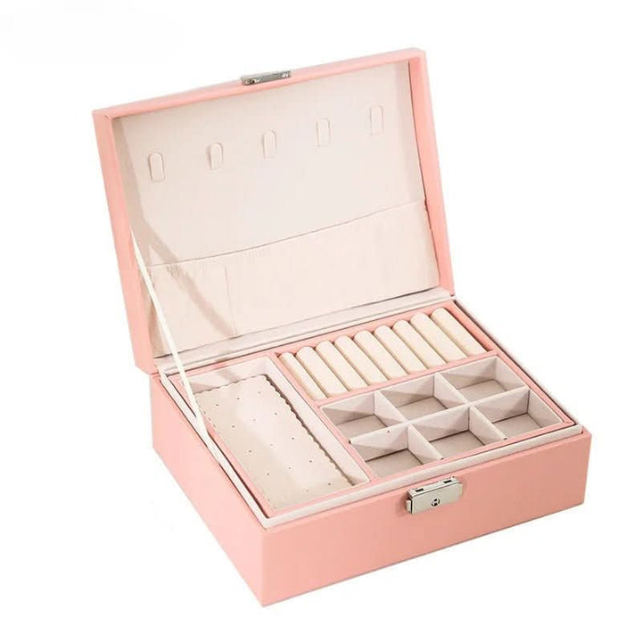 Lisslune | Jewelry box made of wood with PU leather surface