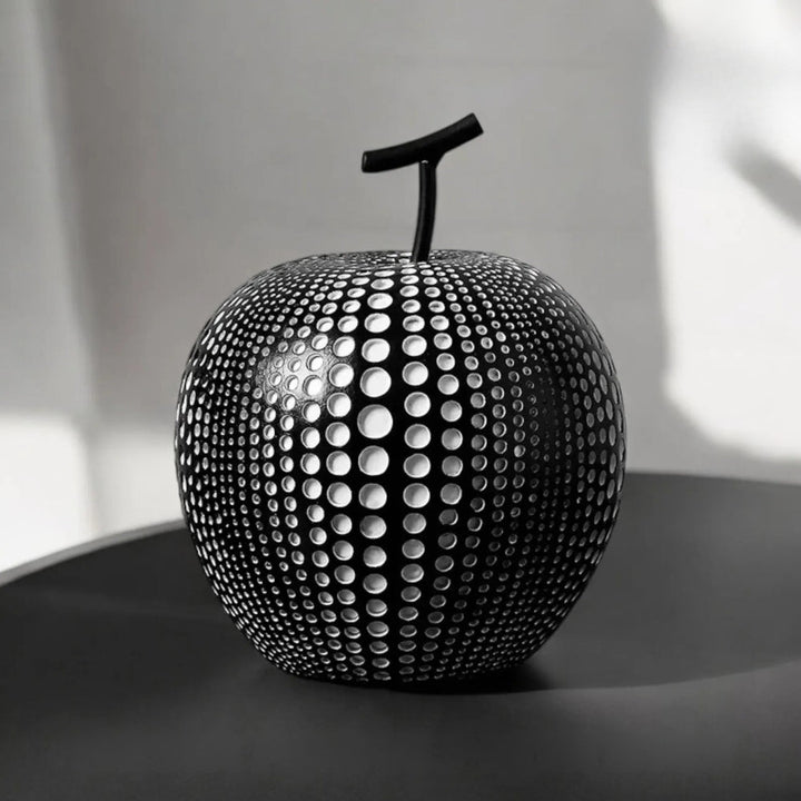 Lisslune | Luxurious Polka Dot Apple Sculpture