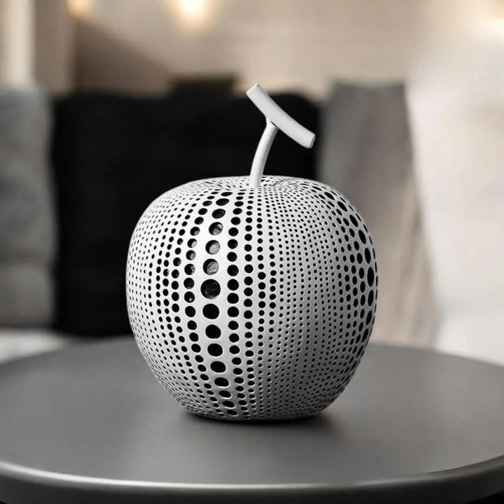 Lisslune | Luxurious Polka Dot Apple Sculpture