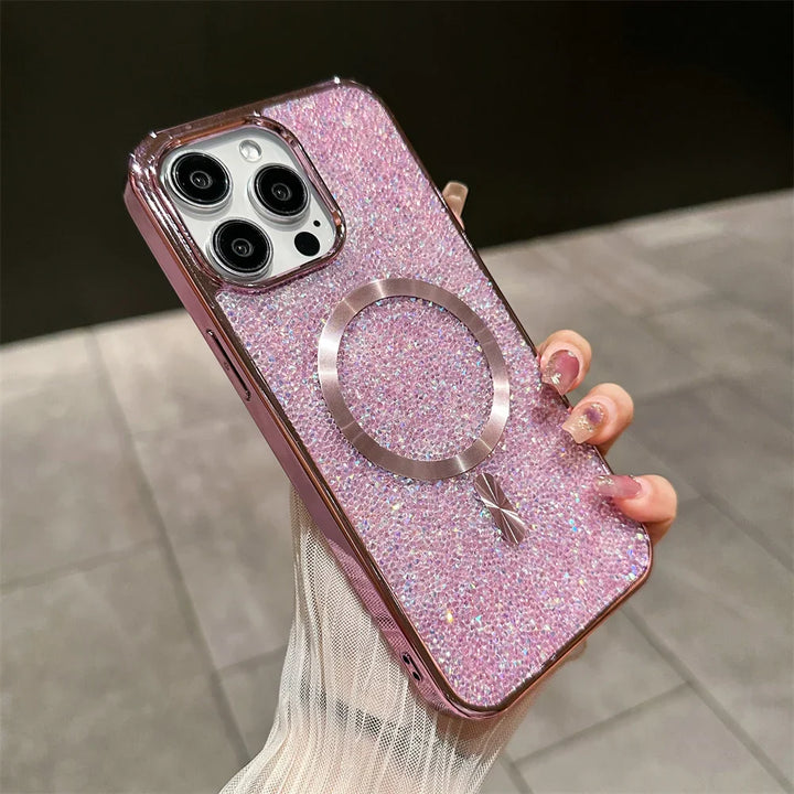 Lisslune | Bling Glitter Magnetic Case for iPhone