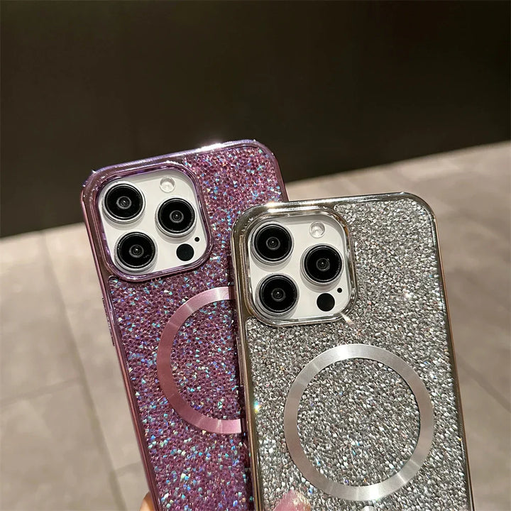 Lisslune | Bling Glitter Magnetic Case for iPhone