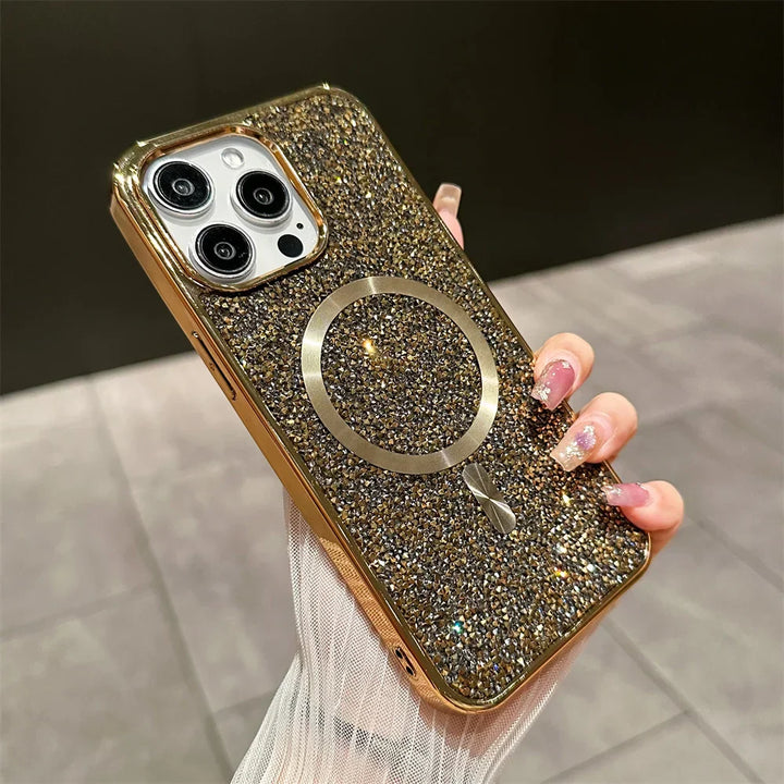 Lisslune | Bling Glitter Magnetic Case for iPhone