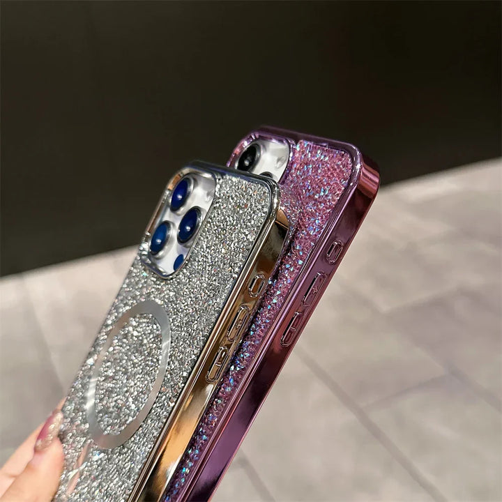 Lisslune | Bling Glitter Magnetic Case for iPhone
