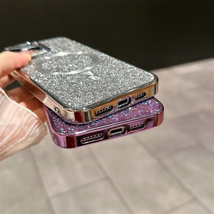 Lisslune | Bling Glitter Magnetic Case for iPhone