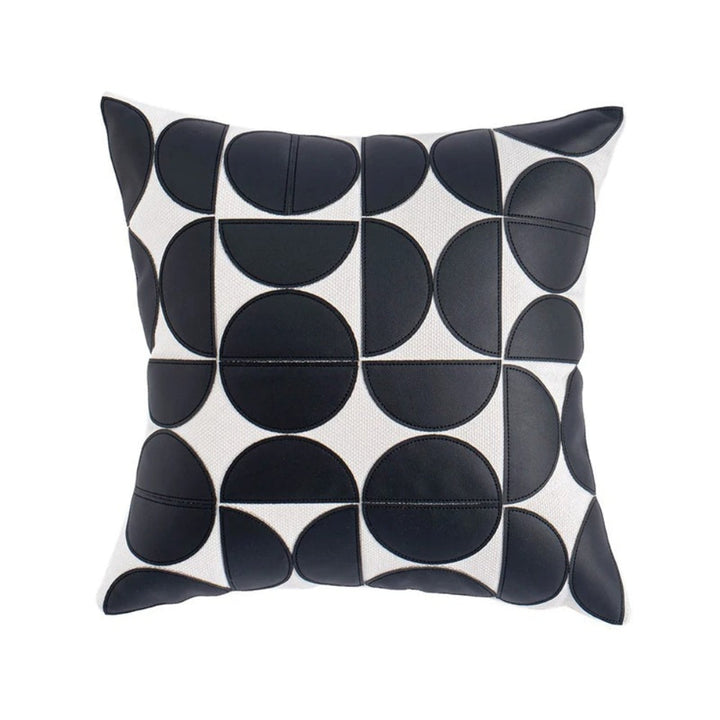 Lisslune | Luxury Embroidered Synthetic Leather Sofa Cushion Cover