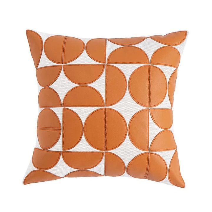 Lisslune | Luxury Embroidered Synthetic Leather Sofa Cushion Cover