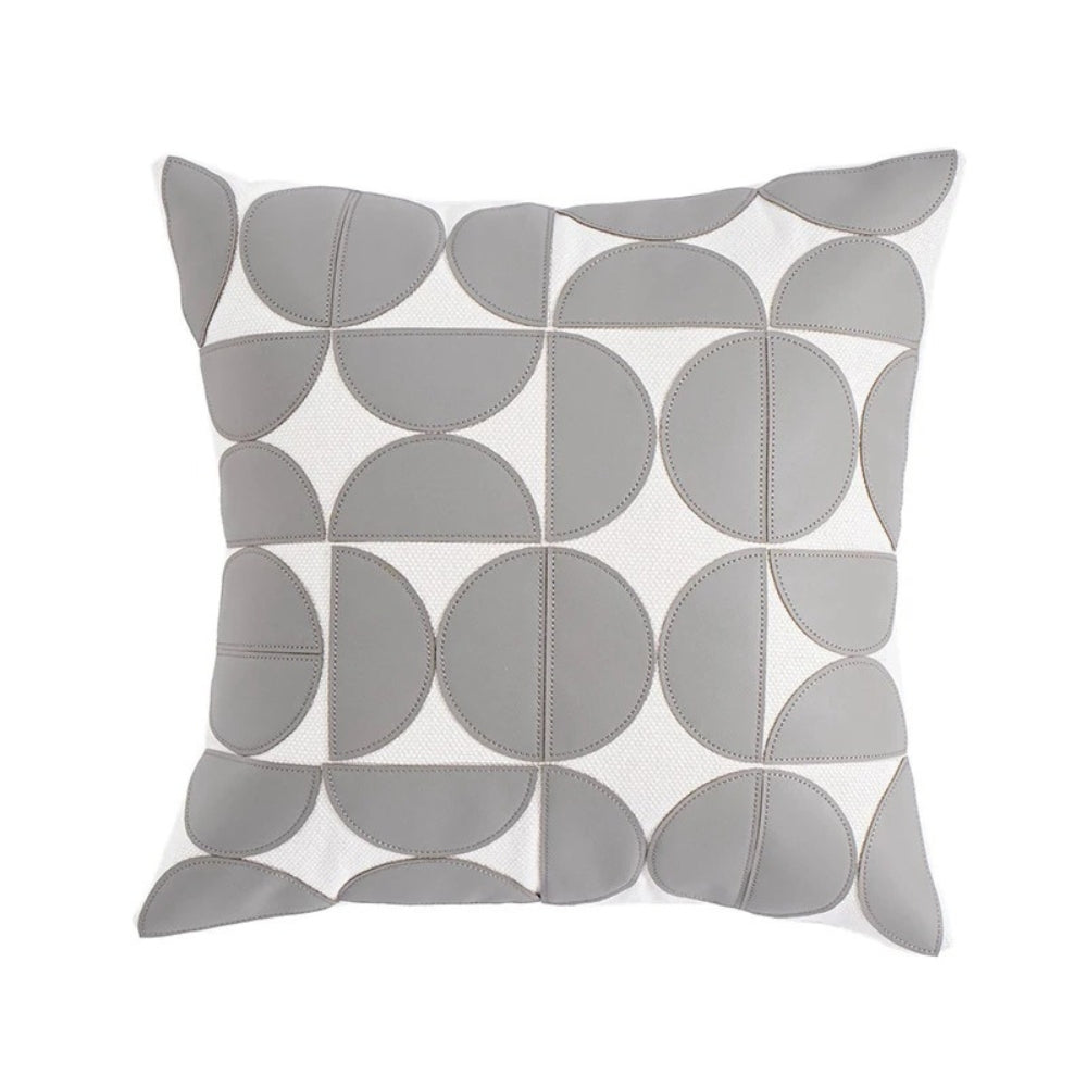 Lisslune | Luxury Embroidered Synthetic Leather Sofa Cushion Cover