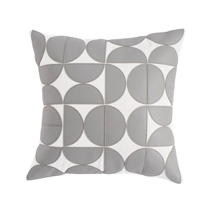 Lisslune | Luxury Embroidered Synthetic Leather Sofa Cushion Cover