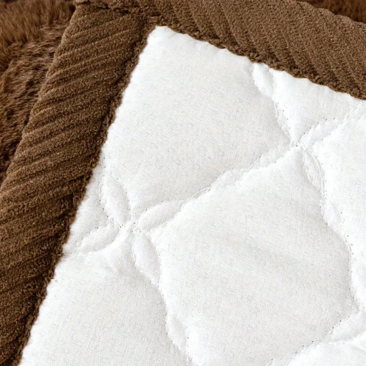 Lisslune | Luxury Plush Diamond Stitched Sofa Cover