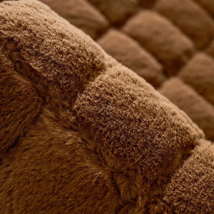 Lisslune | Luxury Plush Diamond Stitched Sofa Cover
