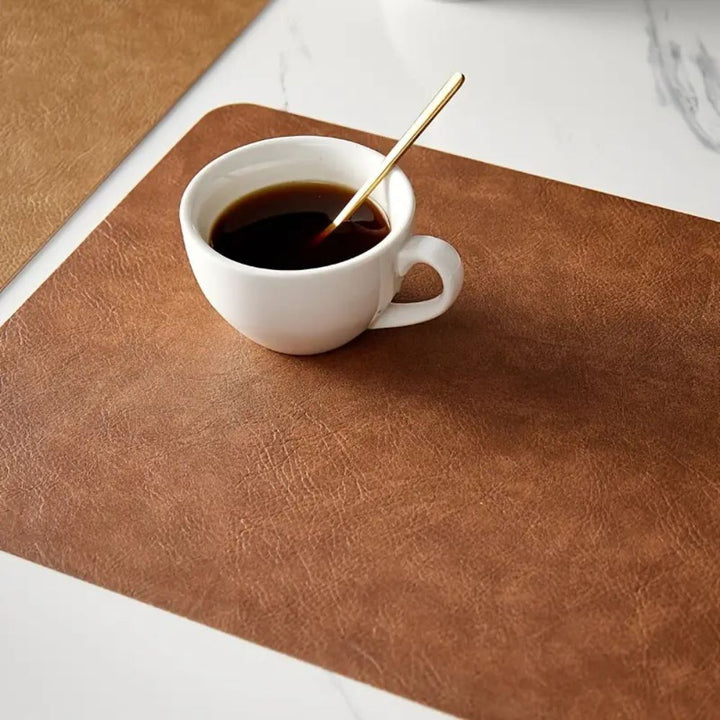 Lisslune | Luxury Vintage Leather Placemat