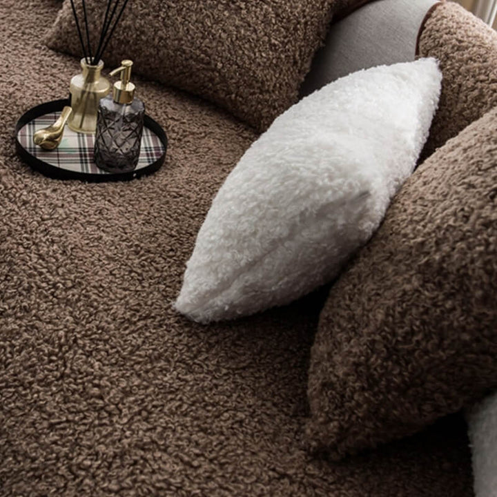 Lisslune | Luxury Warm Fleece Furniture Protection Mat Non-Slip Sofa Cover