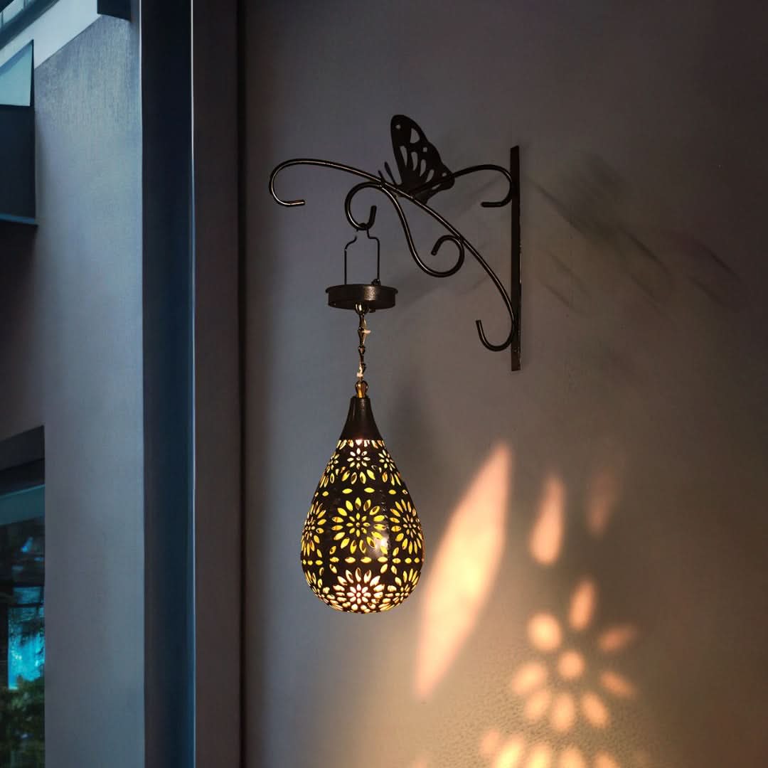 Lisslune | Solar Drop Garden Light with Warm White LED – Waterproof Outdoor Lighting