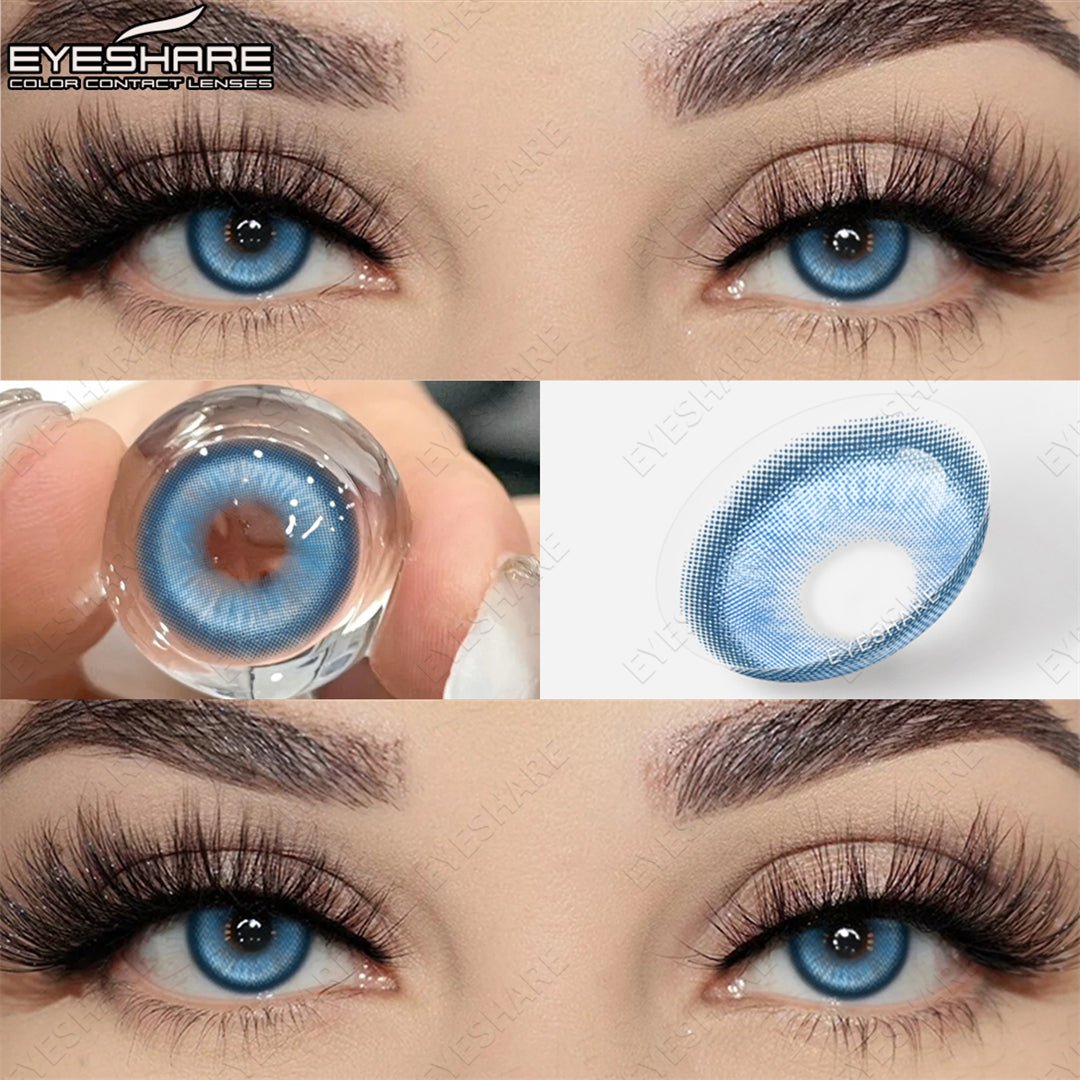 Rynx Madrid Blue 1 Day Use I 14.0mm, 10 pcs=5 pairs, Cosplay