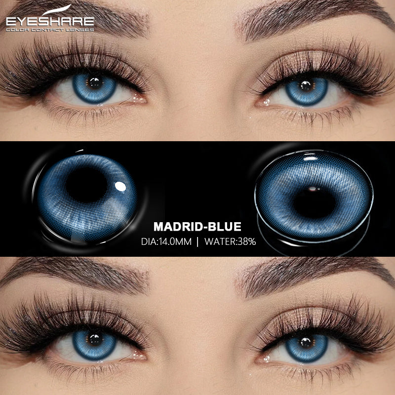Rynx Cosplay Madrid Blue 14.0mm 1 Pair | 1 Year