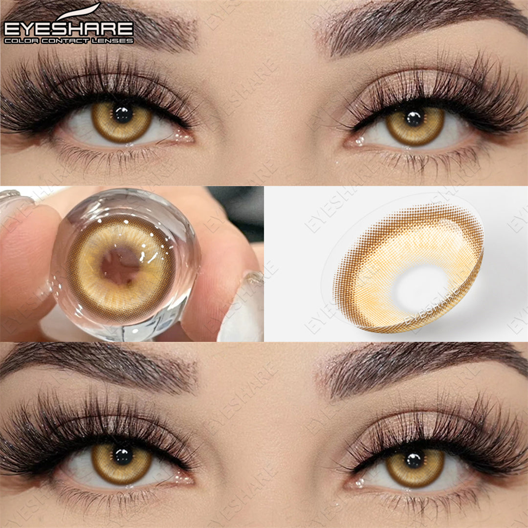 Rynx Madrid Brown 1 Day Use I 14.0mm, 10 pcs = 5 pairs, Cosplay