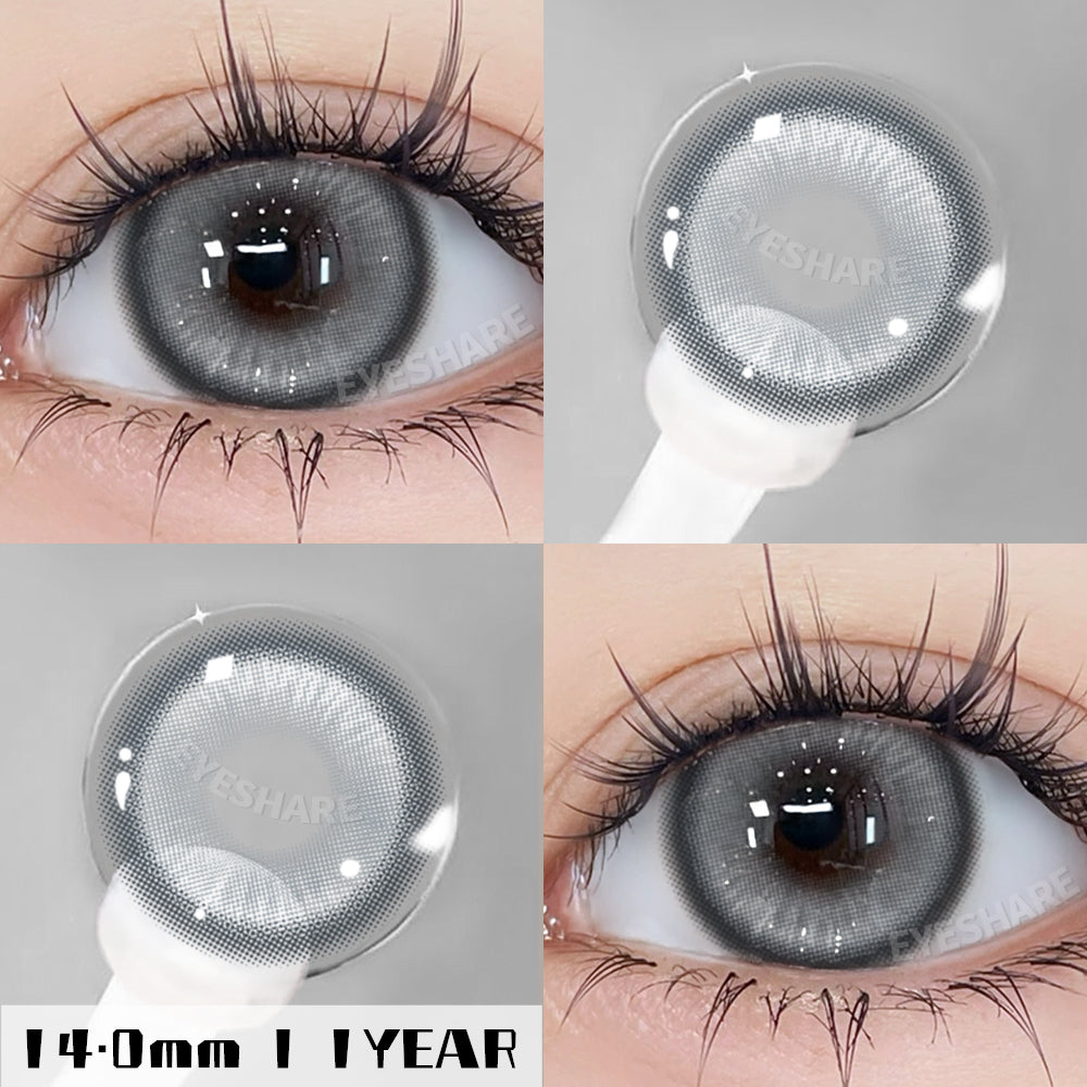 Rynx Cosplay Madrid Gray 14.0mm 1 Pair | 1 Year