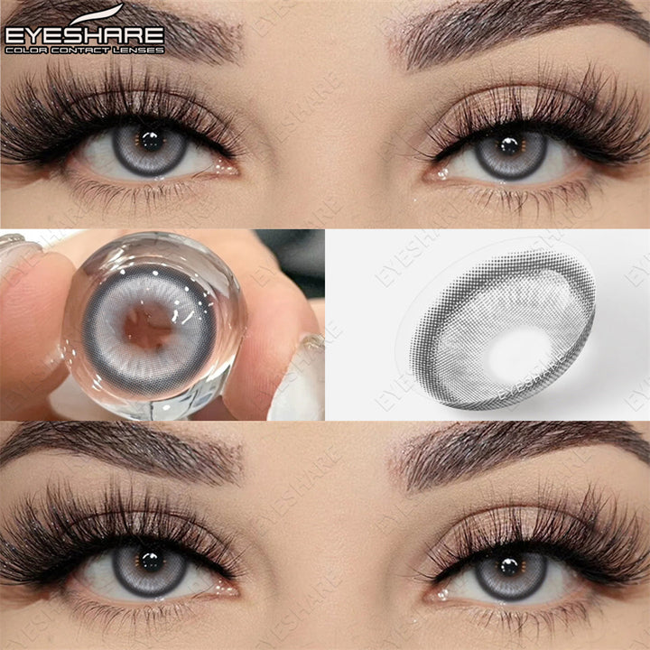 Rynx Madrid Gray 1 Day Use I 14.0mm, 10 pcs = 5 pairs, Cosplay