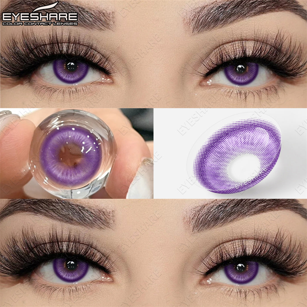 Rynx Madrid Lilac 1 Day Use I 14.0mm, 10 pcs = 5 pairs, Cosplay
