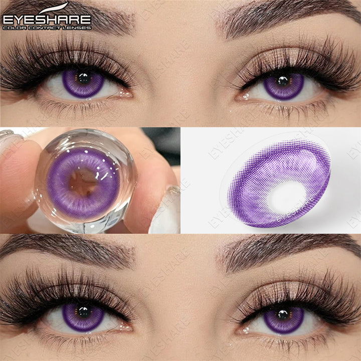 Rynx Madrid Lilac 1 Day Use I 14.0mm, 10 pcs = 5 pairs, Cosplay