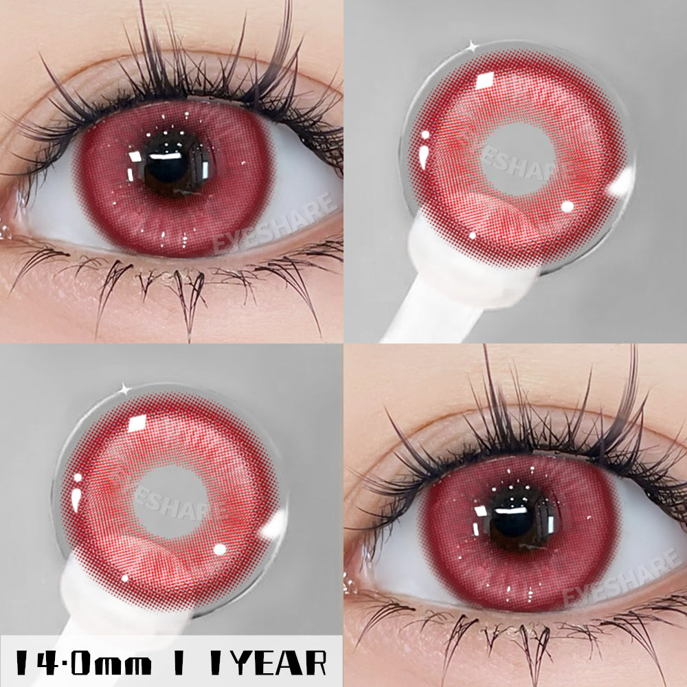 Rynx Cosplay Madrid Red 14.0mm 1 Pair | 1 Year