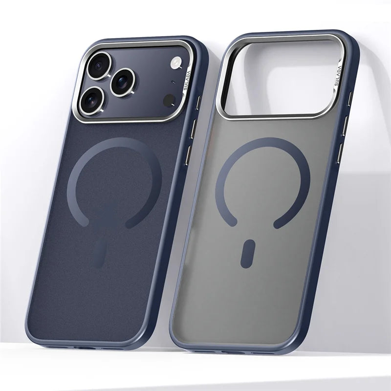 Lisslune | Ultra-thin matte MagSafe case with metal edge finish