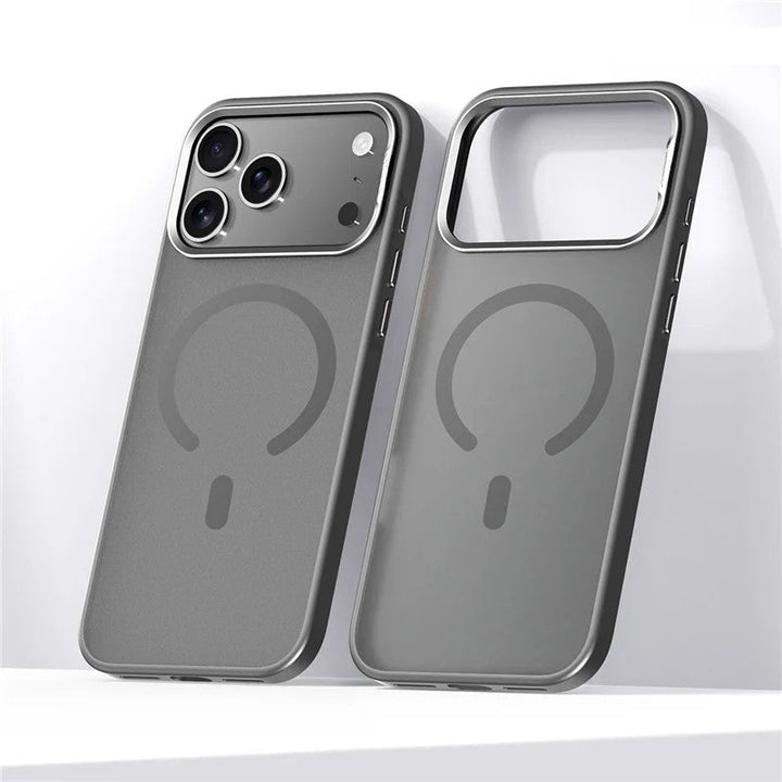 Lisslune | Ultra-thin matte MagSafe case with metal edge finish