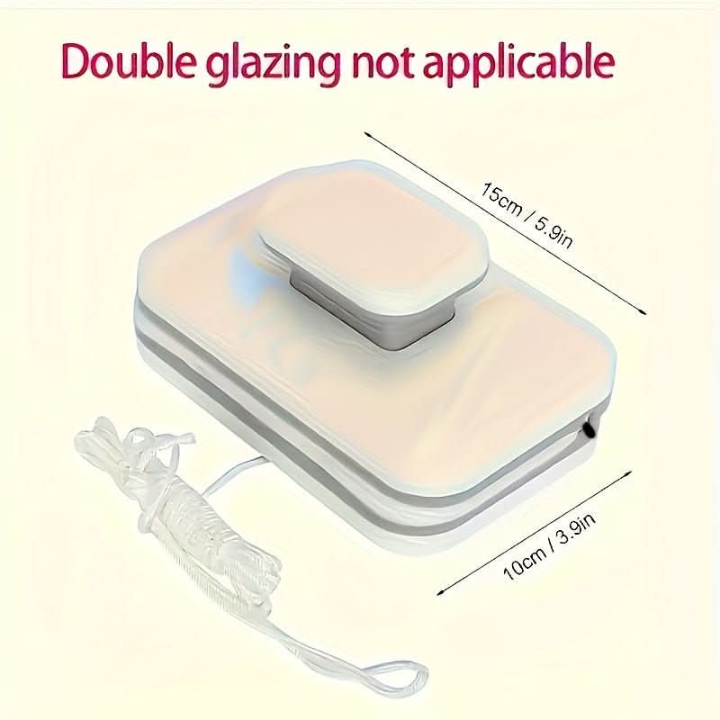 Lisslune | Magnetic Window Cleaner for Double Glazing