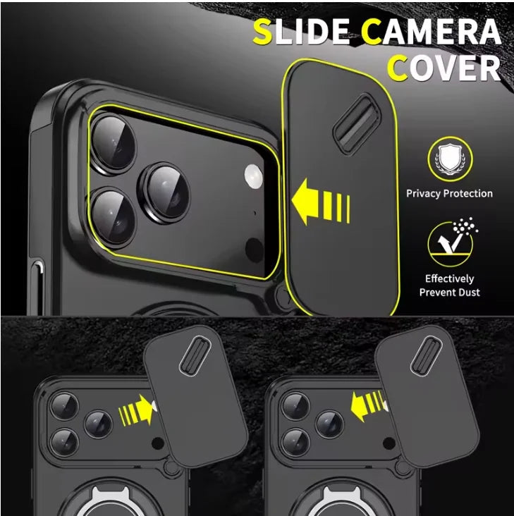 Lisslune | Robust magnetic armor case with stand for iPhone 17 series