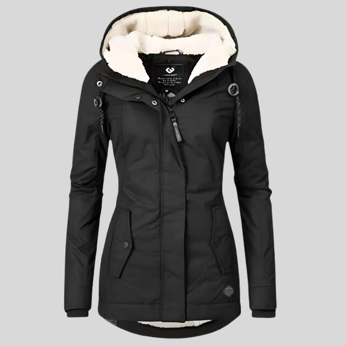 Lisslune | Waterproof and warm winter jacket with hood for women