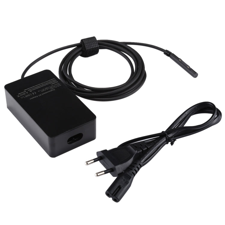 Lisslune | A1625 15V 2.58A 44W AC Power Supply Charger Adapter for Microsoft Surface Pro 6 / Pro 5 (2017) / Pro 4, EU Plug